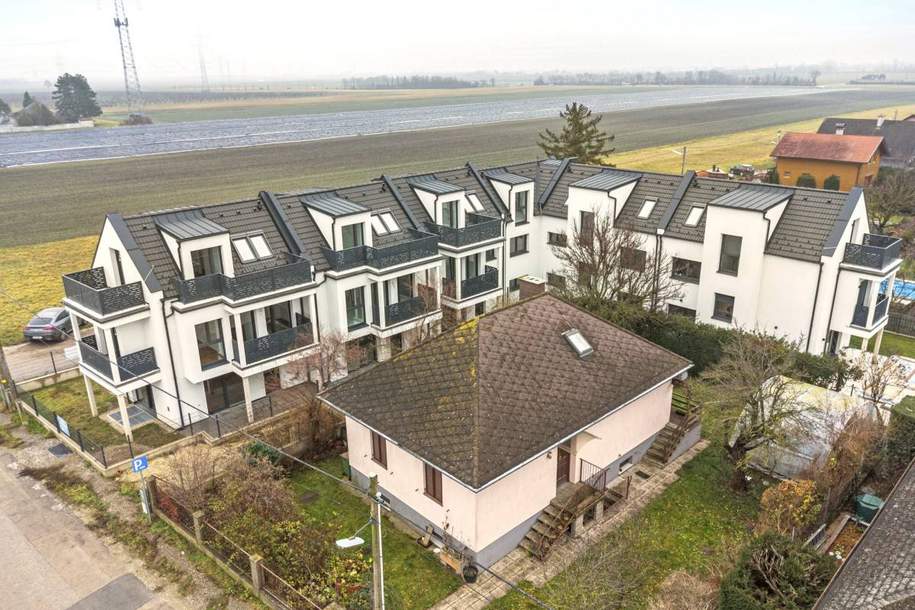 ++ NEU ++ MODERNES REIHENHAUS mit Balkon, Terrasse &amp; Wohnkeller, Haus-kauf, 599.000,€, 1220 Wien 22., Donaustadt