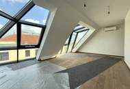 FRÜHLINGSAKTION | NEUE PREISE - klimatisierte Dachgeschosswohnung mit großzügiger Dachterrasse | LUFT-WÄRME-PUMPE