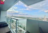 ✨ Exklusive Marina Tower | Hochgeschoss 3-Zimmer Wohnung mit direktem Donau-Blick | Voll möbliert | Befristet vermietet bis 30.09.2026 | Top Investment oder Eigennutzung ++