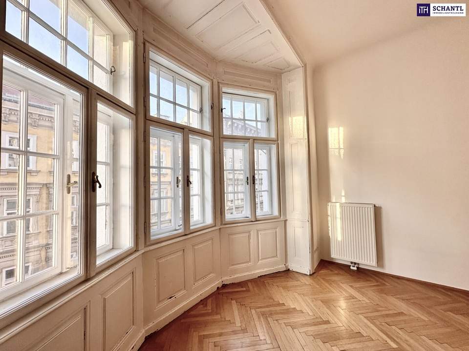 **Altbau mit Charme im Botschaftsviertel neben Arenbergpark**+ Geräumige 4-Zimmerwohnung + Traumhaft schönes Altbauhaus + Bestlage in 1030 Wien! Klassische Altbauwohnung!