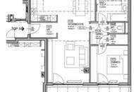 Großzügige 2-Zimmer-Neubauwohnung im Dachgeschoß mit 19m2 großer Terrasse!!!