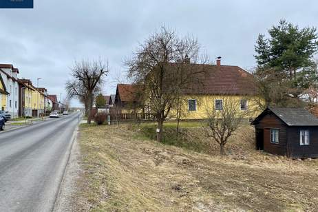 Zentrales Baugrundstück in Rudmanns Nähe Zwettl inkl. Bebauungsstudie für 2 Wohneinheiten, Grund und Boden-kauf, 39.000,€, 3910 Zwettl