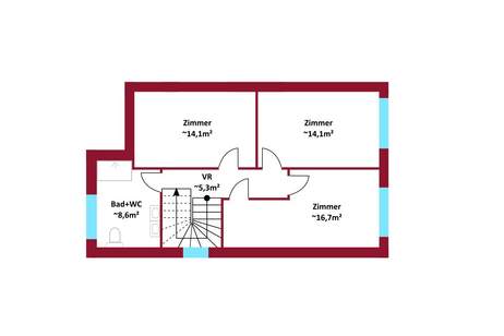 Elegante Neubauten: Erstbezug mit Garten, Terrasse und Luftwärmepumpe | Helle und moderne Räume | Hochwertige Ausstattung | Parkplatz, Haus-kauf, 599.000,€, 1220 Wien 22., Donaustadt
