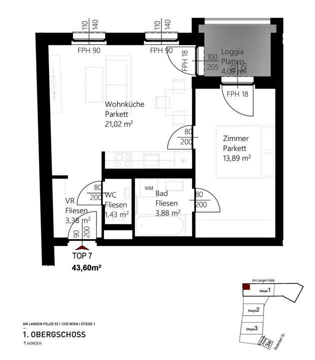 Am Langen Felde 52, 1220 Wien