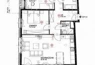 4 Zimmer | 97,6 m² + 17,3 m² Terrasse | beim Rathauspark