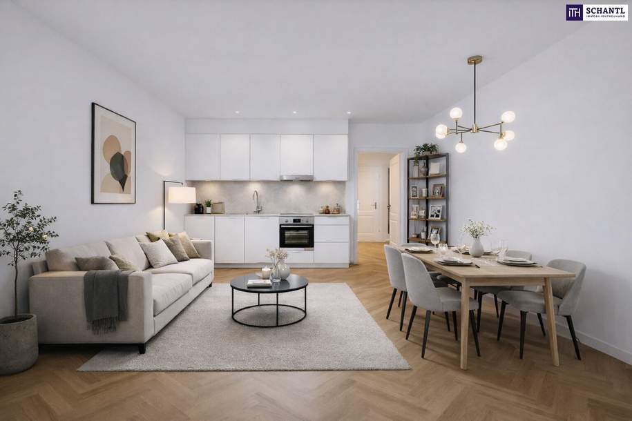 Dein neues Zuhause mitten im 5. Bezirk + frisch saniert + großzügige Raumaufteilung + U-Bahn-Nähe, Wohnung-kauf, 469.000,€, 1050 Wien 5., Margareten