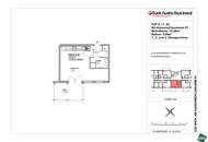 Schöne 1-Zimmer-Wohnung mit Balkon direkt an der Donau