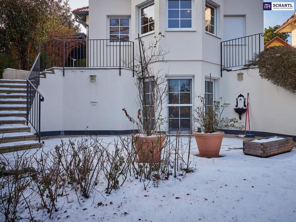 Frisch renoviert! Make your dreams come true! Traumlage + Traumhaus + Indoor Pool + Sauna + Toller Wienblick + Grün wohin das Auge reicht! Enjoy life!