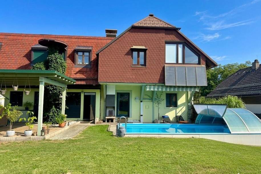Wohntraum am Fuße der Gerlitzen – Zweifamilienhaus mit Pool in Bodensdorf, Haus-kauf, 445.000,€, 9551 Feldkirchen