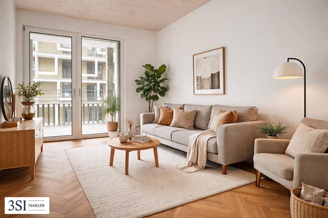 Stilvolles Wohnen mit Balkon über den Dächern der Stadt - PROVISIONSFREI