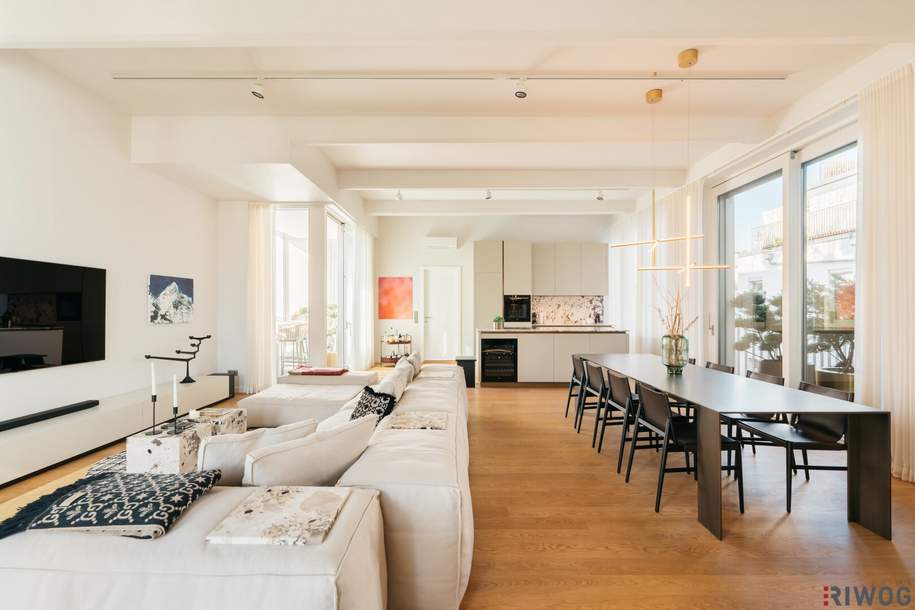 SEIDENGASSE meets NEW YORK - außergewöhnliches Designer-Loft mit Balkon und Loggia sowie 2x Tiefgaragenplätze im Haus, Wohnung-kauf, 2.690.000,€, 1070 Wien 7., Neubau