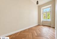 Wohnen beim Schloss Belvedere: 3-Zimmer Erstbezug im Stilaltbau mit Balkon