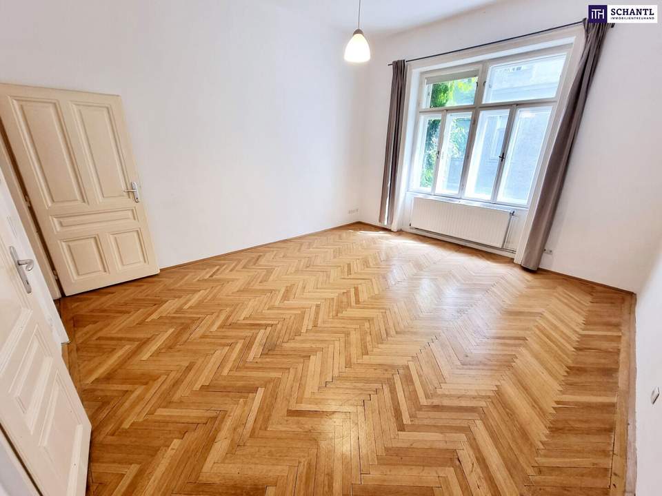 Preisgesenkt! Ein MUST HAVE! Absolute Hof-Ruhelage mit Blick ins Grüne! Frisch renoviert + Traumaft schönes Altbauhaus + Bestlage in 1030 Wien! Klassische Altbauwohnung!