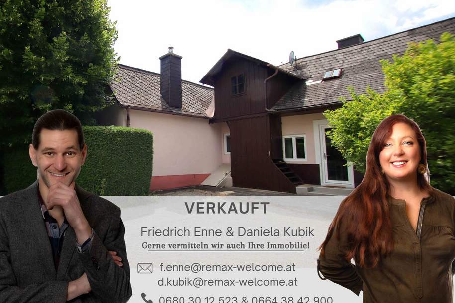 GAADEN bei Mödling: Gründerzeithaus auf großem Grundstück in zentraler Lage!, Haus-kauf, 499.000,€, 2531 Mödling