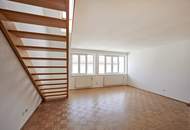 3-Zimmer-Maisonette-Wohnung inkl. Terrasse in den Innenhof!