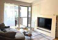 Moderne und helle 2-Zi-Wohnung mit Balkon & Tiefgarage an der Grenze zu Wien