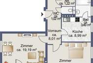 3-Zimmer-Wohnung in Unken mit Balkon und KFZ-Abstellplatz