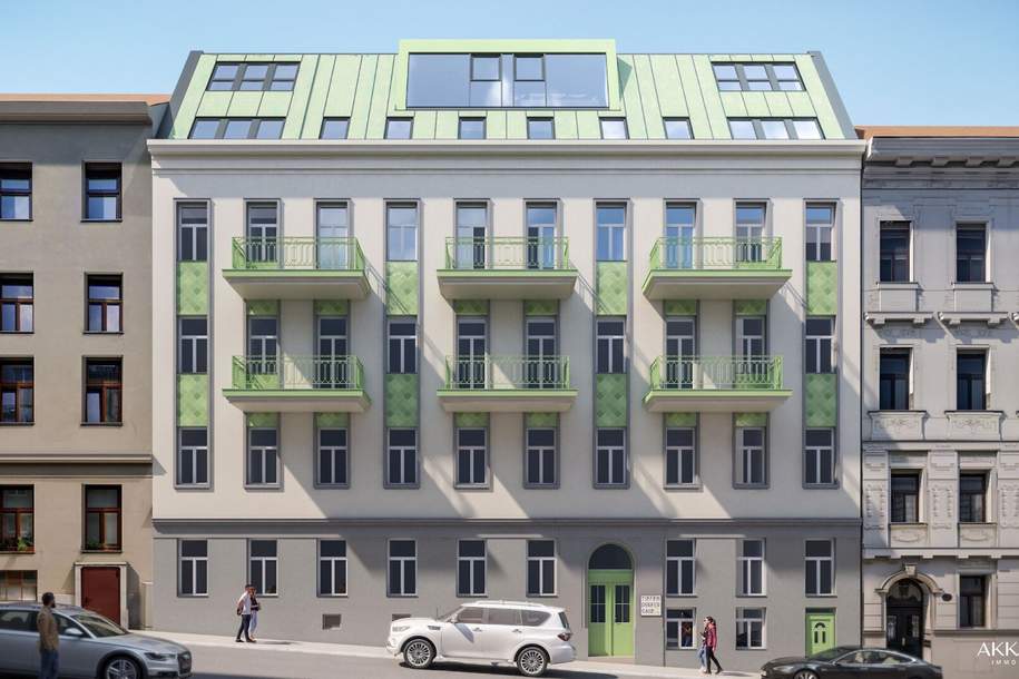 Erstbezug I Herrliche Terrassenwohnung I 2 Zimmer I Balkon, Wohnung-kauf, 220.000,€, 1140 Wien 14., Penzing