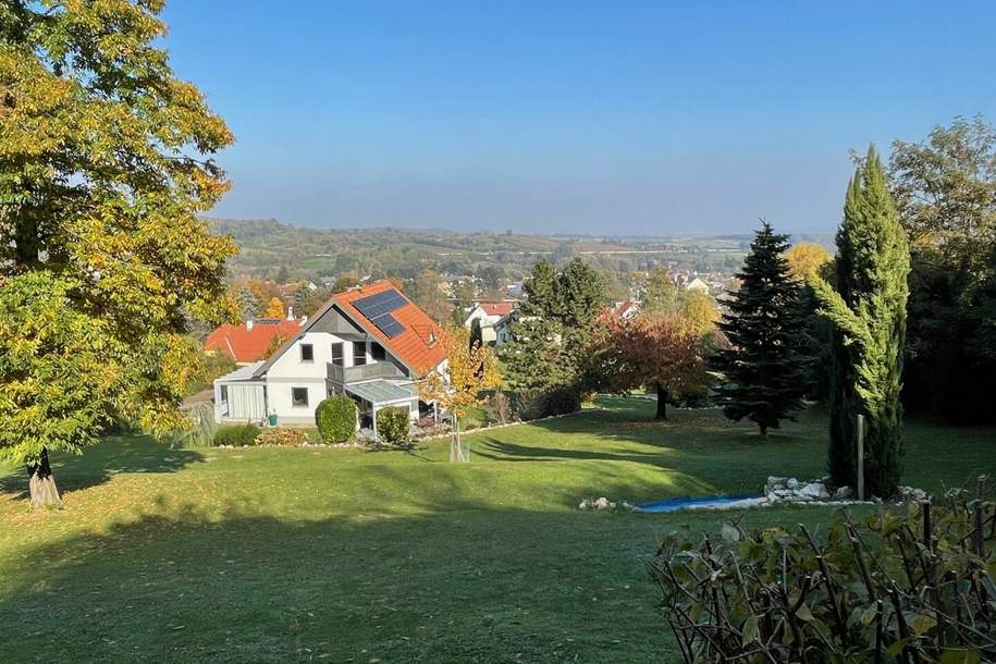 Idyllisch wohnen mit Weitblick – großzügiges Wohnhaus auf großem Grund mit Baulandreserve in Toplage am Waldrand, Haus-kauf, 949.000,€, 7202 Mattersburg