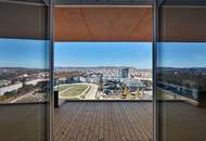 Leben wie im Luxus-Hotel mit Roof-Top-Pool und Concierge-Service - Unverbaubarer Weitblick über den Grünen Prater vom 25. Stock