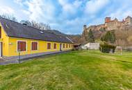 Urlaubsresidenz mitten im Thayatal mit spektakulärem Ausblick auf die Burg Hardegg!