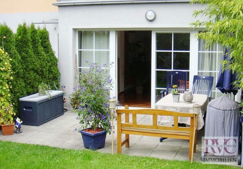 Stadtwohnung in Maxglan mit Gartenidylle – 3-Zi-Wohnung direkt an der Glan - eigener Parkplatz inkl.