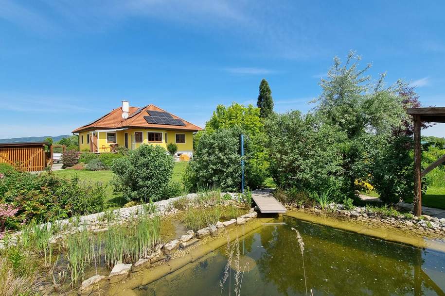 Charmanter Bungalow mit großem Garten, Photovoltaik &amp; Teichanlage, Haus-kauf, 420.000,€, 3385 Sankt Pölten(Land)