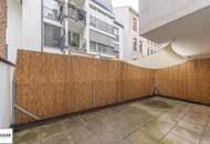 *** Ab sofort: Perfekte Singlewohnung mit großer Innenhof-Terrasse beim Schubertpark ***