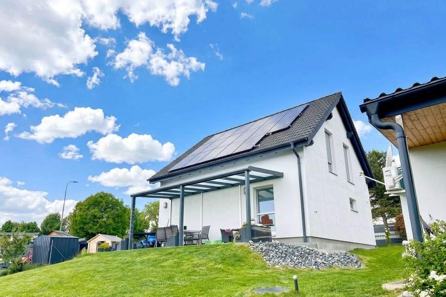 Modernes Wohnen im Grünen: Holzriegel-Einfamilienhaus mit Einliegerwohnung &amp; Traumblick auf 1.800m², Haus-kauf, 499.999,€, 7501 Oberwart