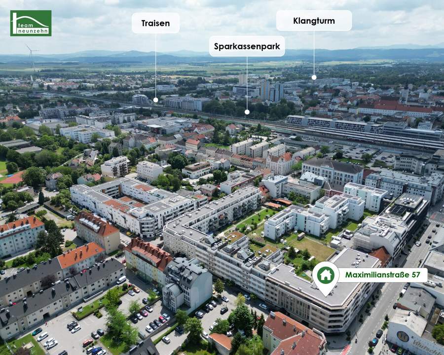 Geräumige 2-Zimmer-Wohnung mit hochwertiger Ausstattung inklusive Einbauküche!