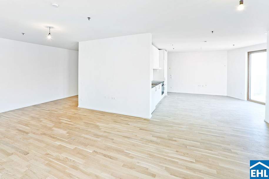 Sonnwendviertel: 1-Zimmer-Wohnung mit Balkon im 18. OG – Fitnessraum, Co-Working &amp; Rooftop-Terrasse inklusive!, Wohnung-miete, 1.250,00,€, 1100 Wien 10., Favoriten