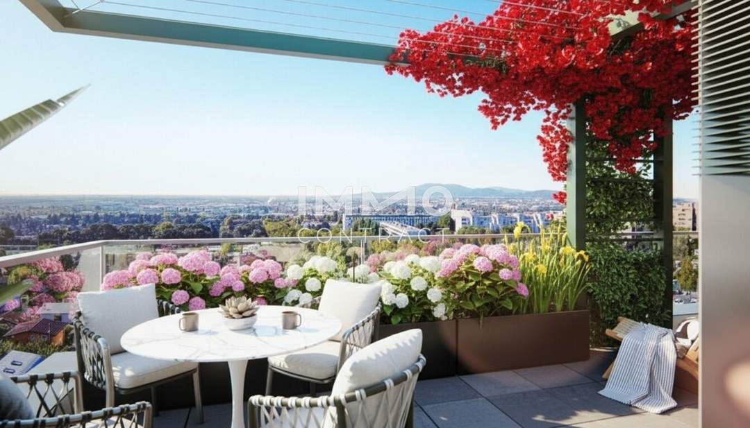 Provisionsfrei! Ostseitige Balkonwohnung mit Weitblick in Ruhelage