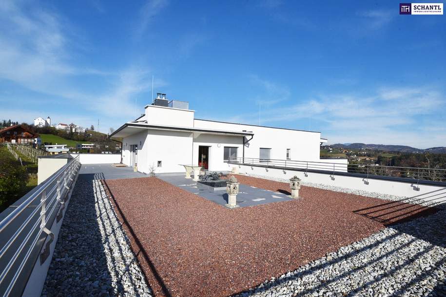 Einzigartiges PENTHOUSE in den Weinbergen - Ein EXKLUSIVES REFUGIUM mit unvergleichlichem PANORAMA - in Reiteregg/St. Bartholomä - West-Steiermark! Provisionsfrei! Sofort verfügbar!, Wohnung-miete, 3.454,83,€, 8113 Graz-Umgebung