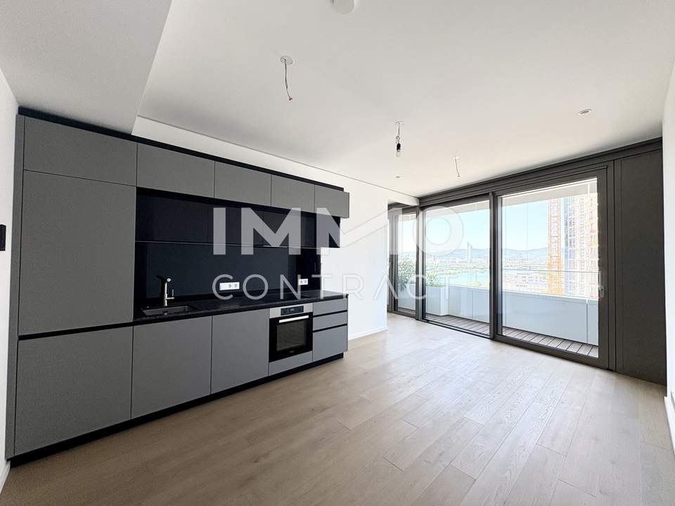 Entzückendes Apartment mit Donau, Kahlenberg, Abendsonne: Gym, Spa, Pool, Lounges, Supermarkt NEW