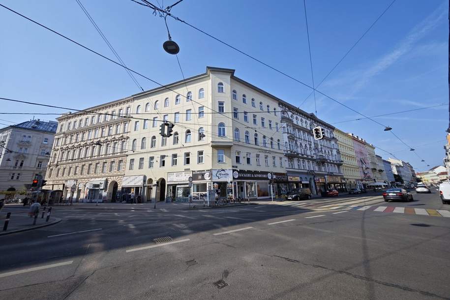 Unbefristetes Ecklokal auf Wallensteinstraße | sanierungsbedürftig | Gastro möglich, Gewerbeobjekt-miete, 2.482,27,€, 1200 Wien 20., Brigittenau
