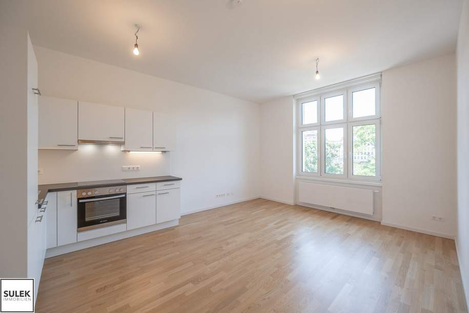 ERSTBEZUG nach Generalsanierung ab sofort: gemütliche 2 Zimmer Wohnung mit Donaukanalblick - Miete inkl. Heizkosten!, Wohnung-miete, 1.129,40,€, 1020 Wien 2., Leopoldstadt