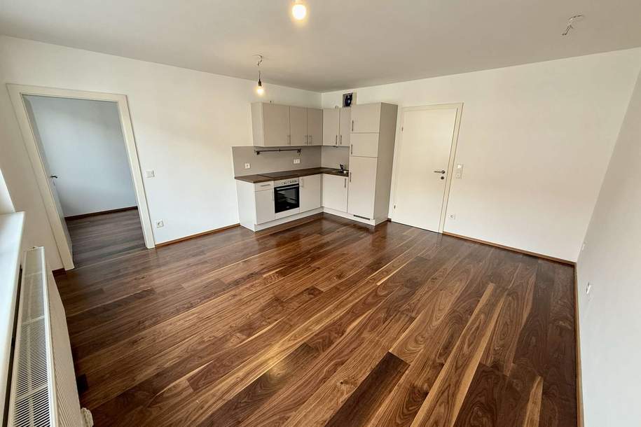 Stilvoll Neubau 2-Zimmer-Wohnung mit 48 m² in Ruhelage – 20. Bezirk, Baujahr 2018!, Wohnung-miete, 1.100,00,€, 1200 Wien 22., Donaustadt