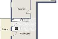 Neuwertige 3 Zimmer Wohnung + Balkon und herrlicher Aussicht ins Grüne