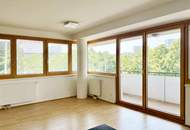 TOLLER PARKBLICK - PERFEKT ANGEBUNDEN - GROSSER BALKON !!!