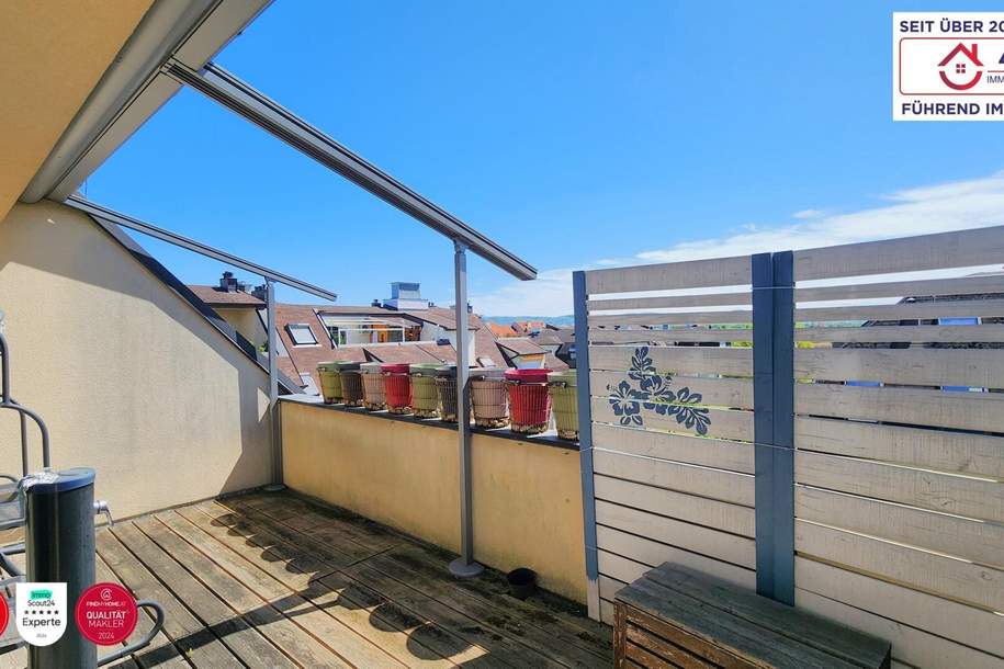 ☀️Sonniges Wohnerlebnis ☀️Dachgeschoss-Maisonette mit zwei Terrassen und Tiefgaragenplatz, Wohnung-kauf, 359.000,€, 3430 Tulln