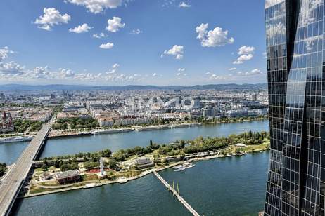 DC2 Tower - 2 Zimmer - mit Sonnenuntergans Loggia, Wohnung-miete, 1.100,00,€, 1220 Wien 22., Donaustadt