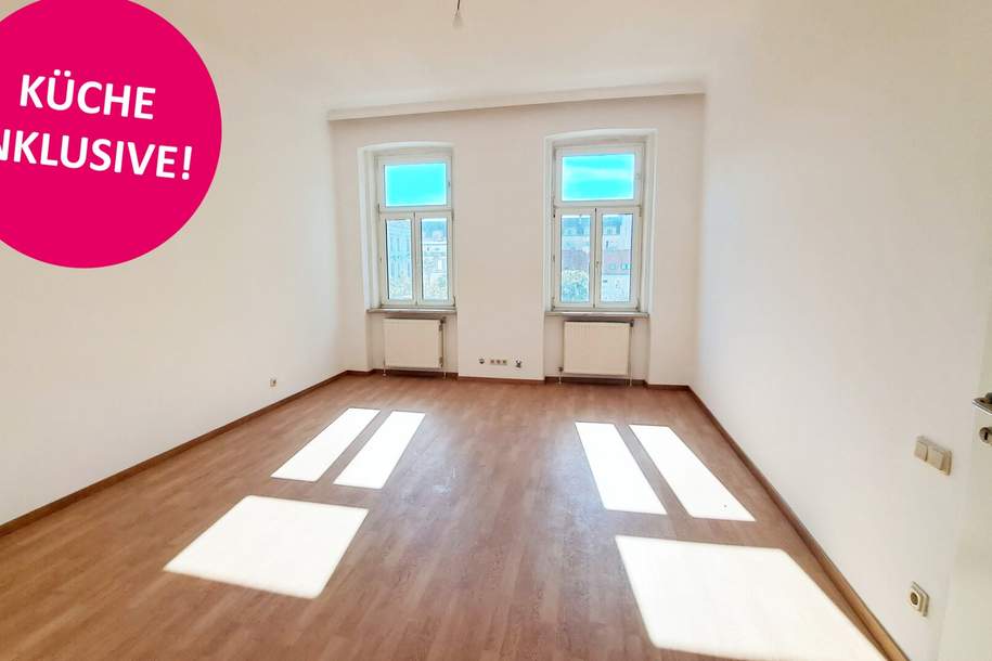 Zwischen Sehnsucht und Realität - Das Herzstück städtischen Lebens - Küchenaktion bis 31.08.2025!, Wohnung-kauf, 449.000,€, 1040 Wien 4., Wieden