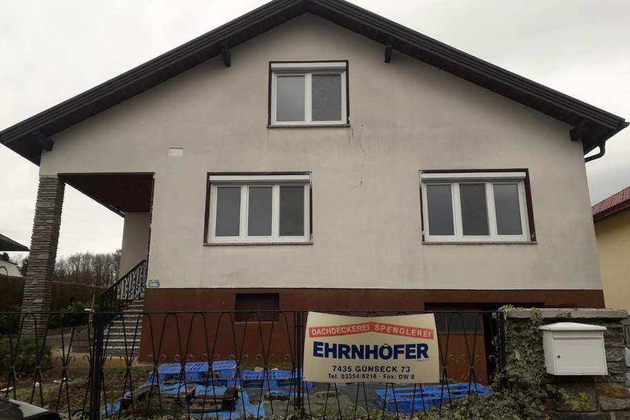 Großzügiges Einfamilienhaus mit riesigen Garten zum Fertigstellen, Haus-kauf, 170.000,€, 7361 Oberpullendorf