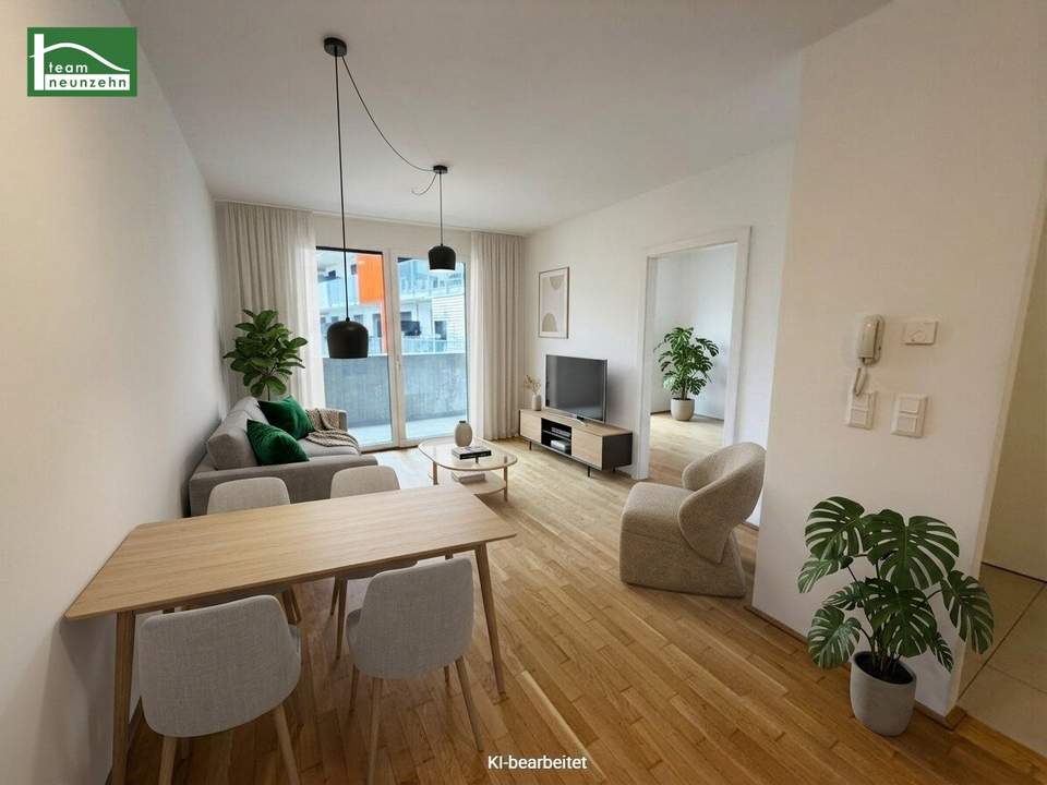 Durchdachtes Wohnen in gepflegter Wohnanlage - Kompakte 2-Zimmer-Wohnung mit gemütlicher Freifläche!