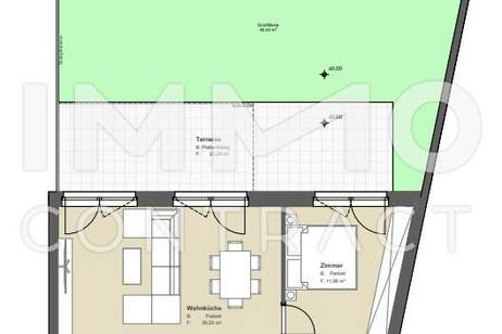 Seltenheit! Gartenwohnung mit tollem Grundriss und attraktiven Freiflächen, Wohnung-kauf, 510.600,€, 1030 Wien 3., Landstraße