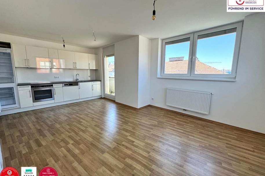 Moderne DG-Maisonette mit Terrasse &amp; 2 Balkonen – 4-Zimmer-Wohntraum in 1140 Wien, Wohnung-kauf, 459.000,€, 1150 Wien 15., Rudolfsheim-Fünfhaus