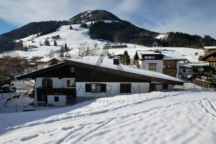 Hohe Baumassendichte: Zentrumsnahes Grundstück mit Altbestand und direkter Pistenanbindung, Grund und Boden-kauf, 1.100.000,€, 6365 Kitzbühel