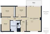 4-Zimmer-Wohnung mit Terrasse & 2 Stellplätzen