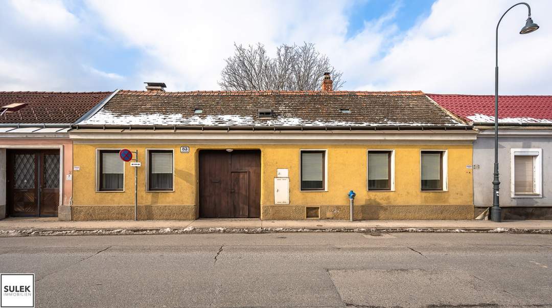 Liegenschaft mit Entwicklungspotenzial in Strebersdorf – Rußbergstraße 83 **VIDEOBESICHTIGUNG**