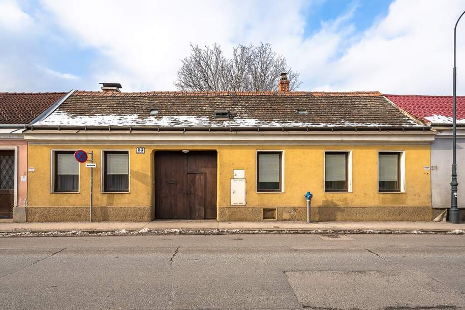 Liegenschaft mit Entwicklungspotenzial in Strebersdorf – Rußbergstraße 83 **VIDEOBESICHTIGUNG**, Haus-kauf, 619.000,€, 1210 Wien 22., Donaustadt